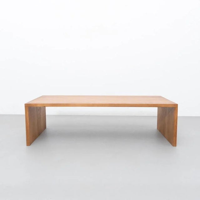 Tan Solid Oak Low Table from Dada Est. For Sale - Image 8 of 13