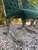 Vintage 1970s Glass & Chrome Dining Set With Hunter Green Cantilever Chairs For Sale - Image 9 of 16