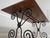 Scrolled Iron Base Coconut Top Dining Room Table For Sale - Image 14 of 14