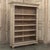 Antique Dutch Neoclassical Open Bookcase in Solid Stripped White Oak For Sale - Image 4 of 18