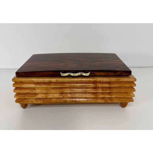 Italian Art Deco Musical Cigarette Box, 1940s For Sale - Image 3 of 10