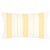 Contemporary Schumacher Lubeck Stripe 20" Lumbar Pillow in Yellow For Sale - Image 3 of 3