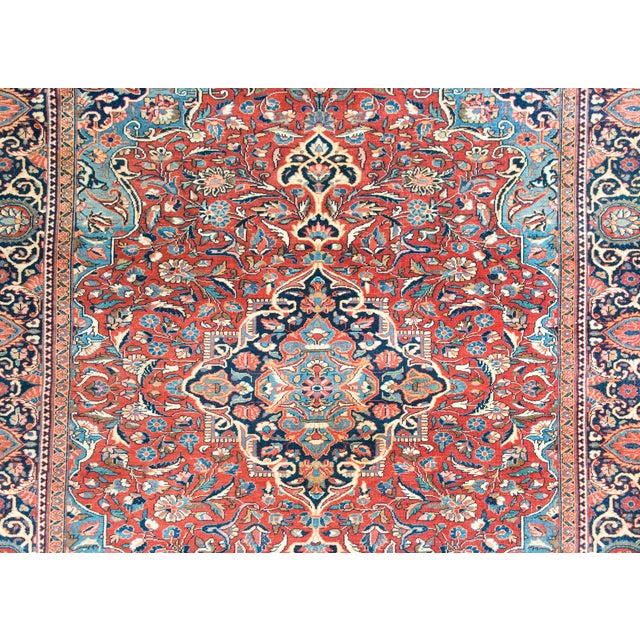 Early 20th Century Persian Kashan Rug For Sale - Image 12 of 16