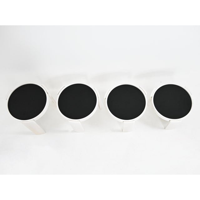 White Model 780 Nesting Tables by Gianfranco Frattini for Cassina, 1960s, Set of 4 For Sale - Image 8 of 13