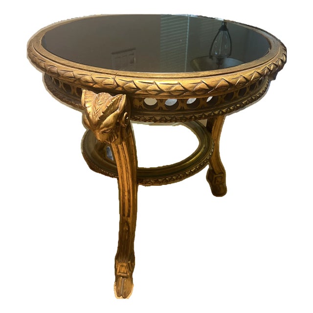 Table, Original Fari Gold Antique For Sale