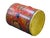 Oriental Tibetan Style Red Auspicious Flower Motifs Drum Table For Sale - Image 4 of 10