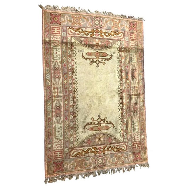 Antique Spanish Ushak Style Rug For Sale - Image 16 of 16