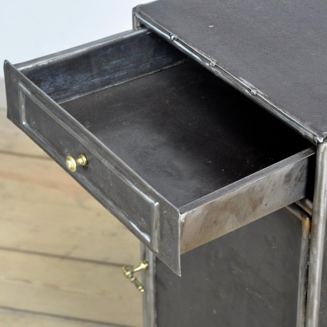 Metal Iron Nightstand, 1900s For Sale - Image 7 of 13