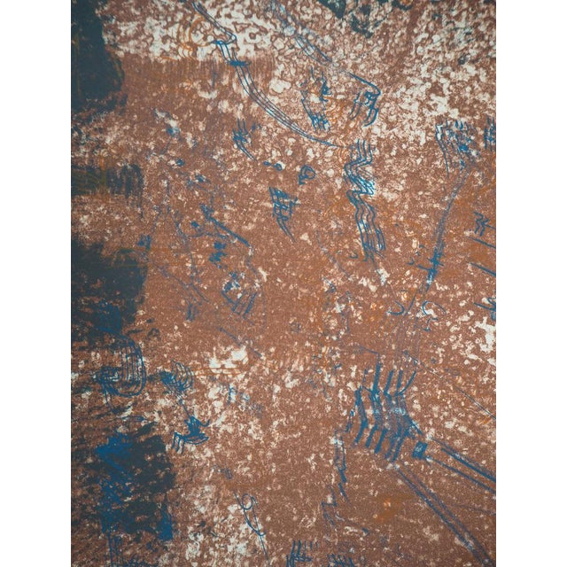 Camille Bryen, Chinese Umbrella, 1973, Original Lithograph For Sale - Image 5 of 10