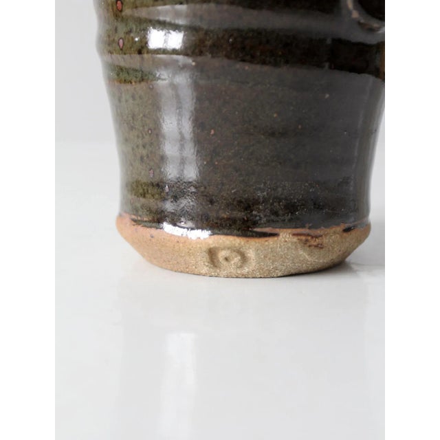 Vintage Studio Pottery Pitcher For Sale - Image 6 of 13