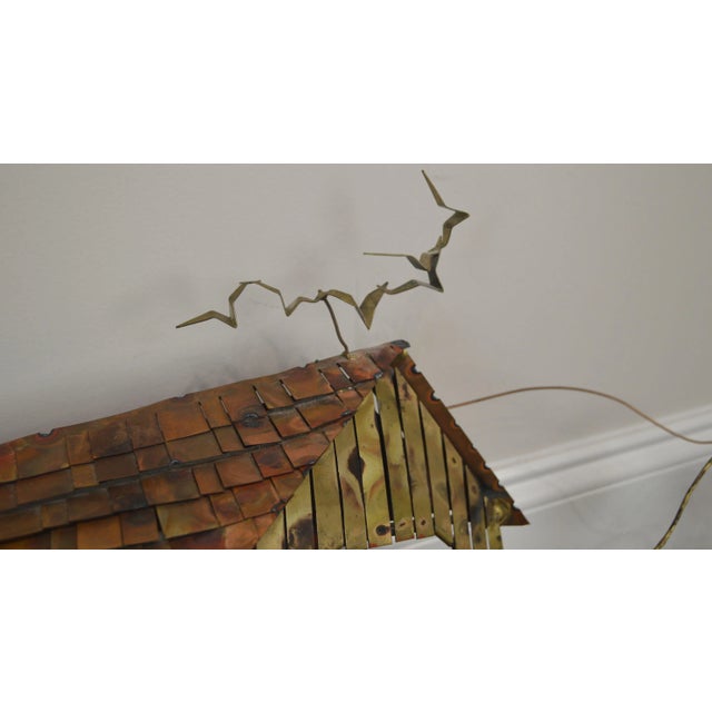 Curtis Jere Signed Covered Bridge Wall Sculpture For Sale - Image 9 of 13