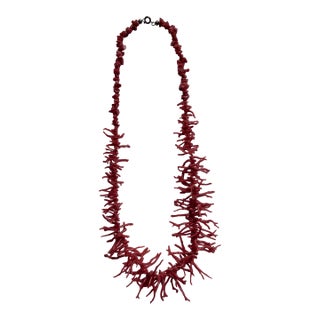 1970s Branch Coral Necklace For Sale