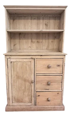 19th Century English Pine Welsh Dresser