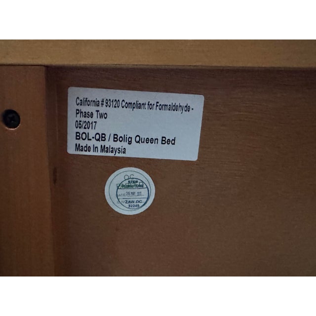 Queen Size Scandinavian Designs Bolig Bed Frame For Sale - Image 12 of 12