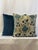 Modern Botanical Pomegranate Linen Feather/Down Pillows- A Pair For Sale - Image 3 of 5
