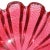 Murano Vintage Murano Seguso Vetri d'Arte Sommerso Cranberry Red Bubbles Italian Art Glass Scallop Rim Bowl For Sale - Image 4 of 6