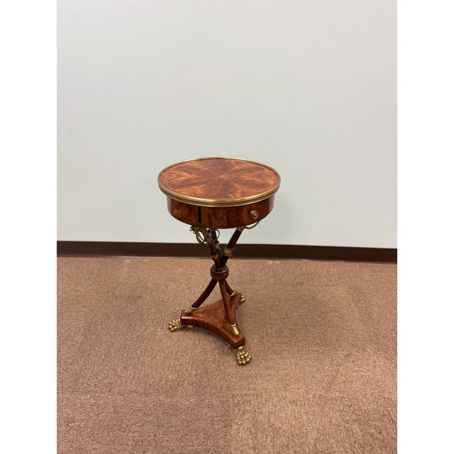 Theodore Alexander Theodore Alexander Admiralty Accent Table For Sale - Image 4 of 5