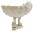 Vintage Italian Whiteware Shell & Dolphin Pedestal Centerpiece For Sale