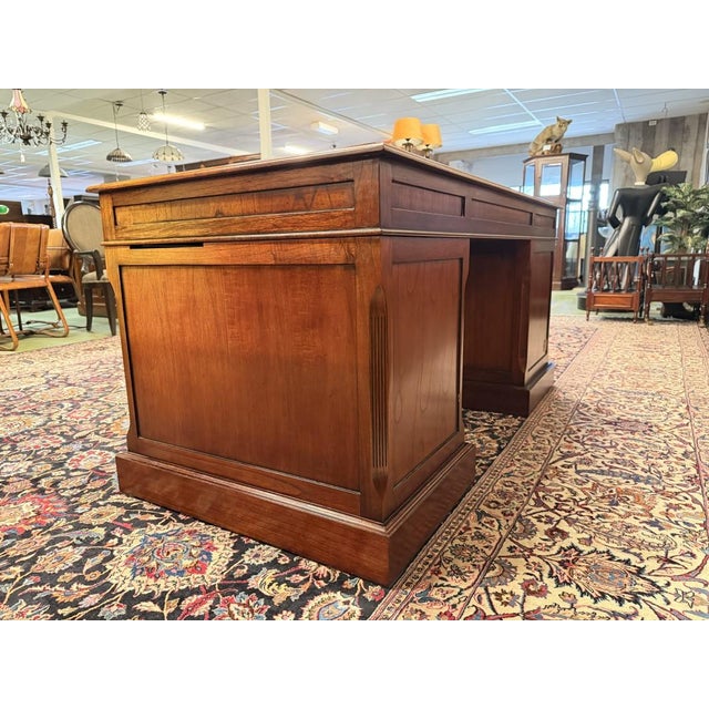 Metal English Desk from Globe Wernicke For Sale - Image 7 of 18