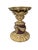 Vintage Solid Brass Swag Tassel Altar Pillar Candle Holder For Sale In Charlotte - Image 6 of 12