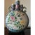 Chinese Antique 15" Chinese Famille Rose Moon Flask Vases - Guangxu Period - A Pair For Sale - Image 3 of 9