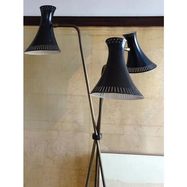 Three-Armed Floor Lamp, 1950s For Sale - Image 13 of 18