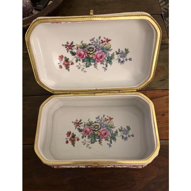 Ceramic Sevres Style Porcelain Bombs Casket Box For Sale - Image 7 of 8