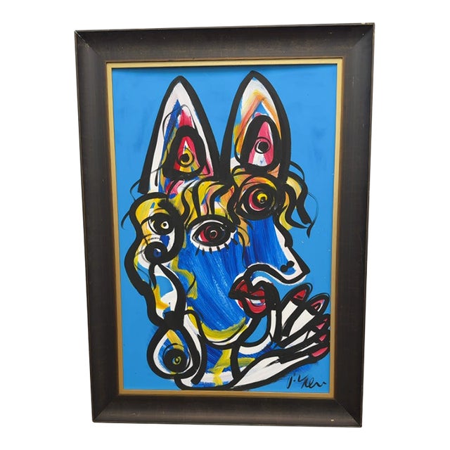 "Blue Woman From Paris", Peter Keil For Sale