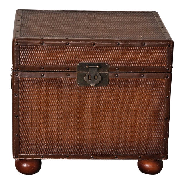 Rattan Storage Trunk Chairish