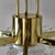 1990s Mid Century Modern Murano Glass and Brass Chandelier For Sale - Image 14 of 15