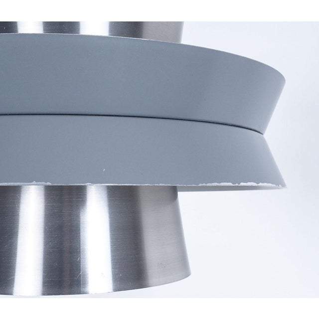 Metal Trava Pendant Lamp by Carl Thore for Granhaga, 1960s For Sale - Image 7 of 8