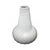 A ceramic vase from Thailand, with off-white glaze. Contemporary. While the golden age of Thai ceramics ended around the...