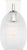Visual Comfort Hable by Visual Comfort Studio Serafina Vanity Sconce in Polished Nickel Silver Finish For Sale - Image 4 of 5