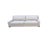 Modern Restoration Hardware (Rh) Parisian Track Arm Sofa – Luxe Depth, 9' – Holland & Sherry Wool Twill in Dove For Sale - Image 3 of 8