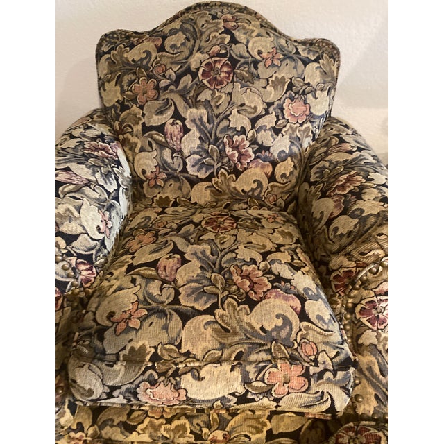 Sand Bob Timberlake for Lexington Furniture Exquisite Chairs & Ottoman Set- 3 Pieces Mint Condition Late 20th Century For Sale - Image 8 of 12