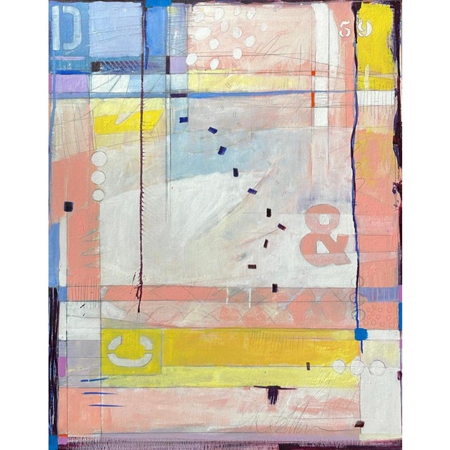 "Biography" Original Acrylic Painting by Paula DeStefanis For Sale