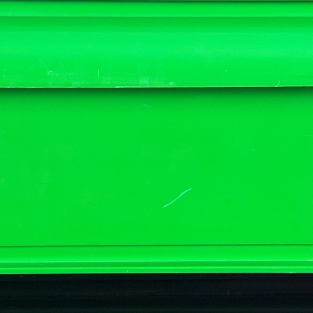Chest of Drawers in Black and Green by Simon Fussell for Kartell, Italy, 1970s For Sale - Image 10 of 12