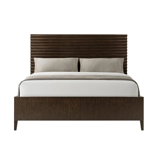 Mid-Century Modern Mid Century Style Bed - California King For Sale - Image 3 of 6