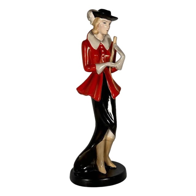 Art Deco Moriyama Porcelain Figurine after Claire Weiss c. 1930s For Sale