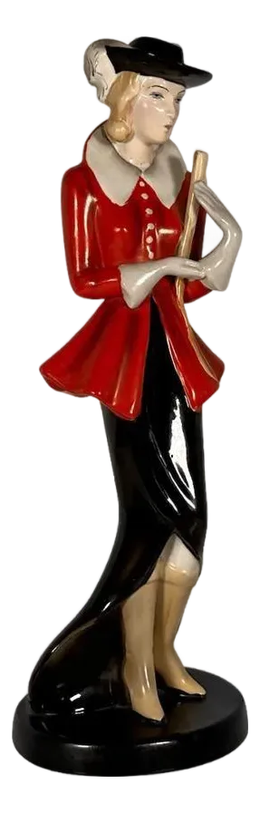 Art Deco Moriyama Porcelain Figurine after Claire Weiss c. 1930s