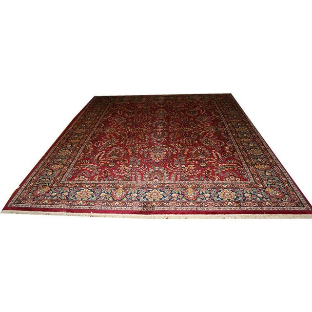 Vintage Karastan Rug Design 785 "Sarouk" 9' x 12' Chairish