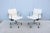 2000 - 2009 Mid-Century Herman Miller Eames Aluminum Group Management Chair in White Leather For Sale - Image 5 of 18