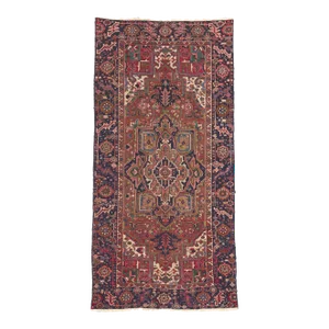 Early 20th Century Antique Persian Heriz Rug - 05'01 X 10'02