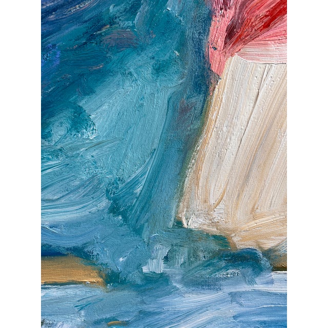 "See the Show" Abstract Expressionist Contemporary Oil Painting by Monica Shulman For Sale In New York - Image 6 of 9