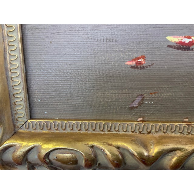 Late 20th Century 20th Century Still Life of Basket and Fruits For Sale - Image 5 of 11