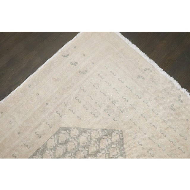 a mid 20th century Persian Hamedan Rug thats been whitewashed Details rug no. j4807 size 4' 6" x 7' (137 x 213 cm)
