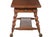 C. 1893 Mecklen Bros of Nyc Oak Library Table With Barley Twist Legs For Sale - Image 4 of 10