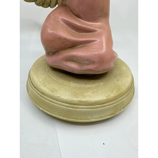 1960’s Vintage Atlantic Mold Christmas Angel Music Box For Sale - Image 9 of 11