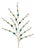 Green Jewel Bead Spray (Set of 2) For Sale