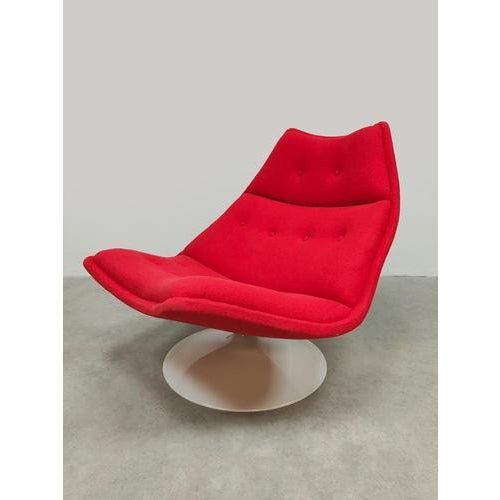 Vintage F511 Swivel Ladies Chair by Geoffrey Harcourt for Artifort, 1960s For Sale - Image 3 of 7